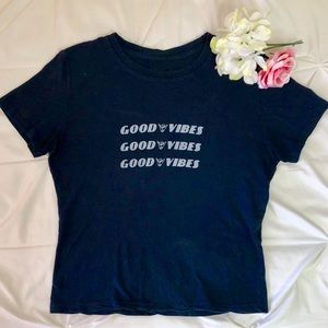 ///2 for 10\\\ Good vibes tee